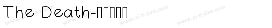 The Death字体转换